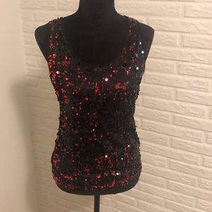 Sequin tank top